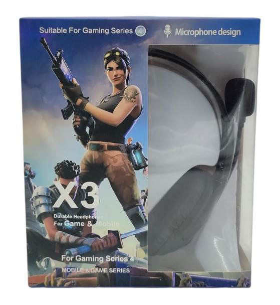 COMPUTER HEADPHONE & MIC GAME X3 FOR GAMING SERIES 4