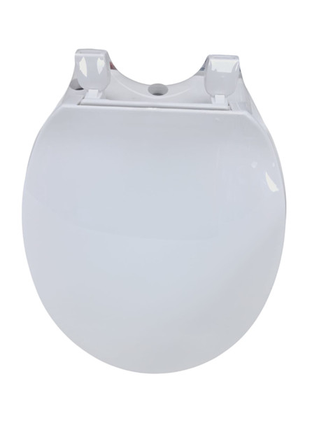 TOILET SEAT HARD PLASTIC WHITE BOX
