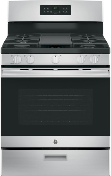 STOVE 5 BURNER GE 30" JGBS66REK5SS