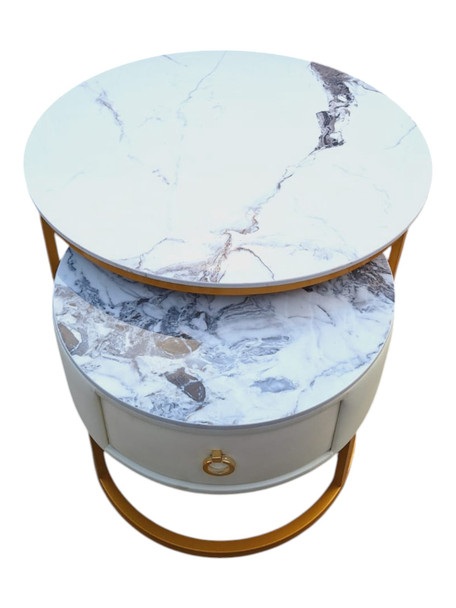 TABLE METAL 2PCS 21C CERAMIC