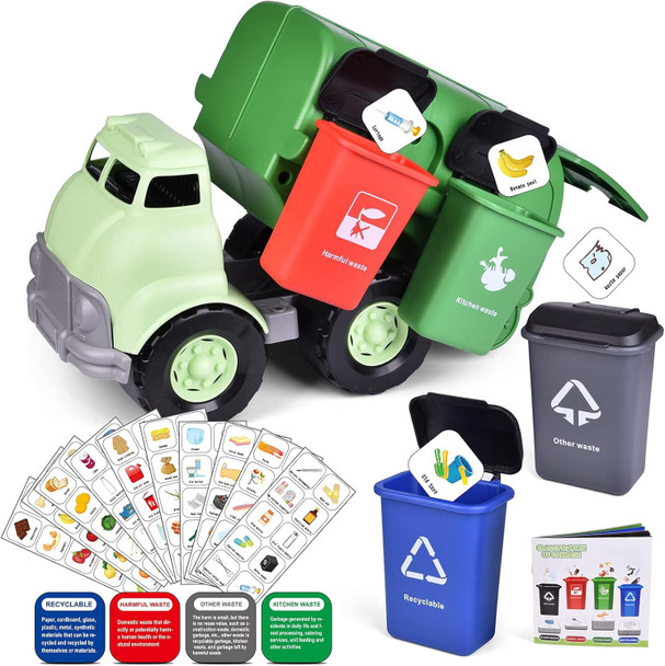 TOY WASTE CLASSIFICATION TEACHING KIT 5PCS F-450-07011