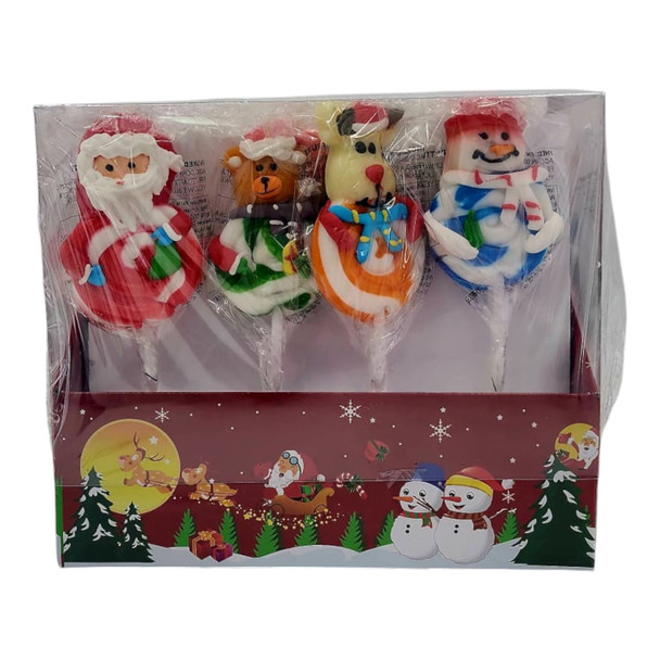 CHRISTMAS LOLLY POPS 50g #8 SOLD EACH (Contain Gelatin Not Halal)