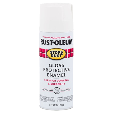 RUST OLEUM SPRAY 7792830 GLOSS ENAMEL WHITE