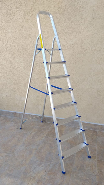 LADDER ALUMINIUM 8 STEP HELPING TOOLS NSC-696