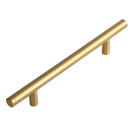 HANDLE T BAR PULL 8" GOLD LIGHT DOR739354 (128MM 5.04")