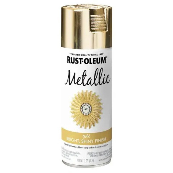 RUST OLEUM SPRAY GOLD METALLIC 1910-830 340647