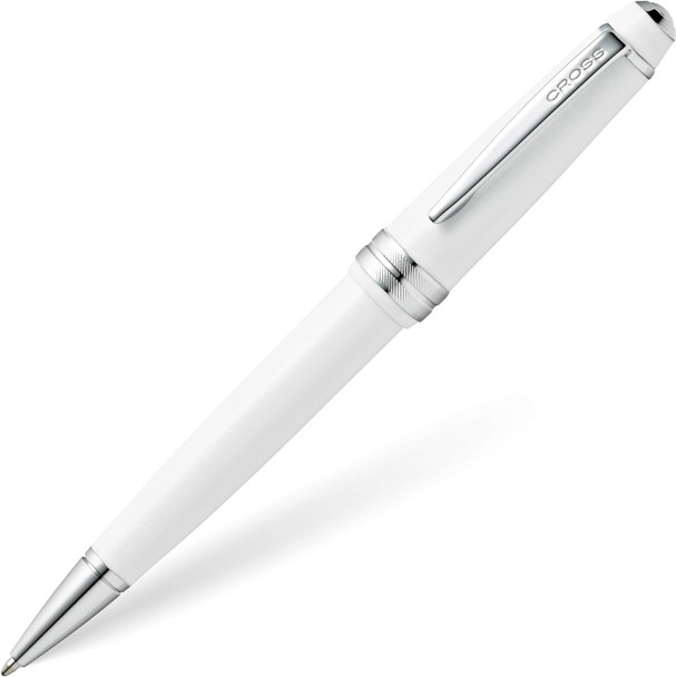 Stationery Pen Cross Bailey Ballpoint White / Grey / White Gold