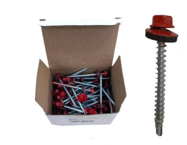 SCREW IND. 2" RED METAL-METAL 4.8X2" ZWD-3598/Y46 450G BOX