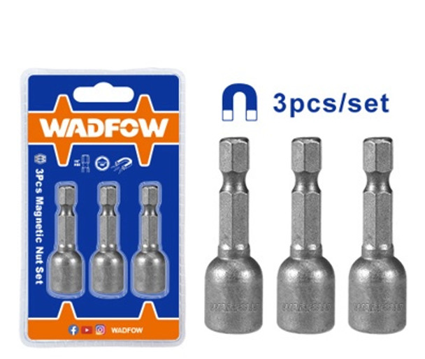 BIT ADAPTOR WADFOW 3PCS UWWR1K10 48MM 3/8"