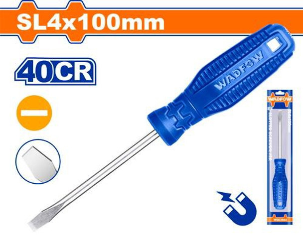 SCREWDRIVER FLAT WADFOW WSD3944 SL4 X 100MM