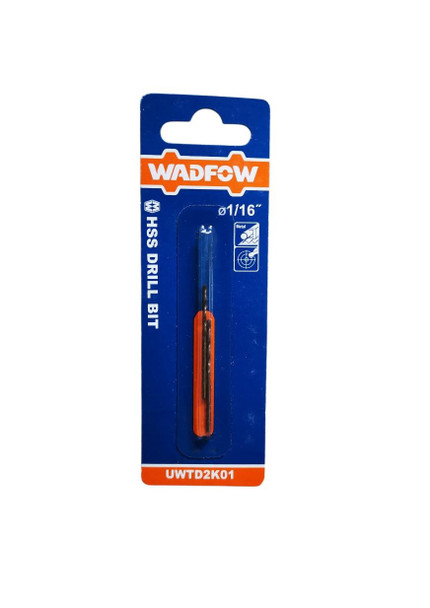 DRILL BIT WADFOW 1/16" UWTD2K01 HSS 2PCS PACK