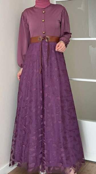 Dress Lace Gold Button