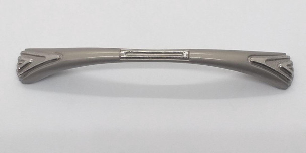 DRAW HANDLE CURVE SATIN NICKLE 4 1/2" #5