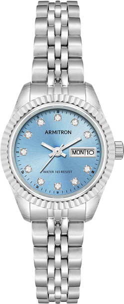Watch Women Armitron Silver Bracelet Crystal 2475LBSV / 2475BLSV / 2475LBSV Watch Women Armitron Silver Bracelet Crystal 2475LBSV / 2475BLSV / 2475LBSV