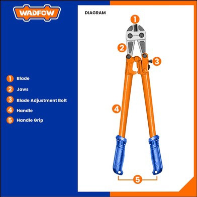 BOLT CUTTER 42" WADFOW WBC2042