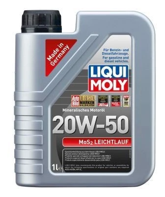 OIL LIQUI MOLY 20W-50 1L MoS2 LEICHTLAUF 1220