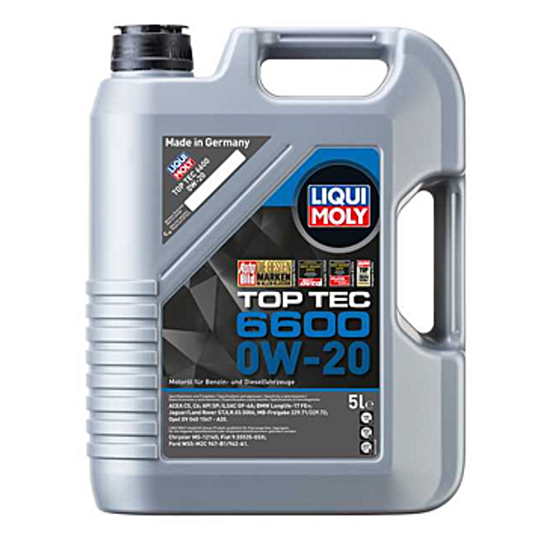 OIL LIQUI MOLY 0W-20 5L TOP TECH 6600 21411