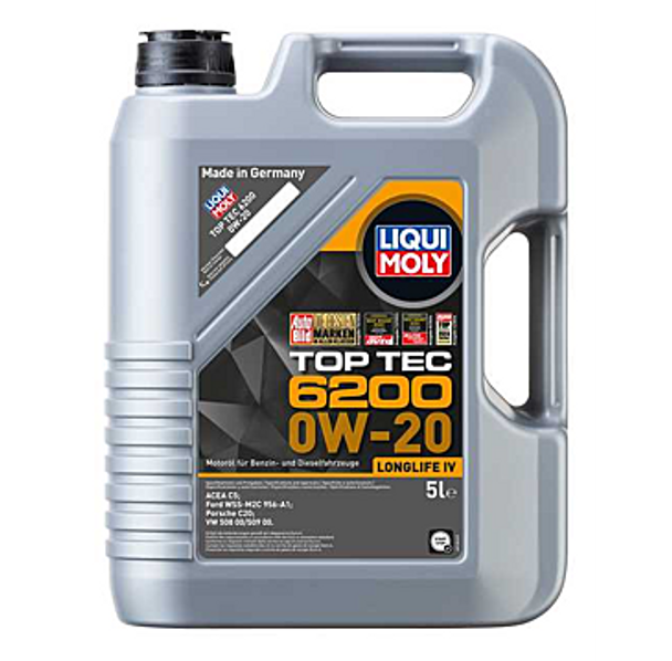 OIL LIQUI MOLY 0W-20 5L TOP TEC 6200 20789