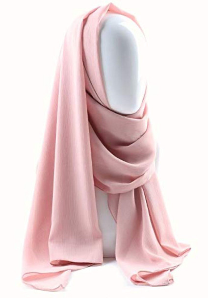 Hijab Scarf Plain Chiffon Crepe Assorted Colors