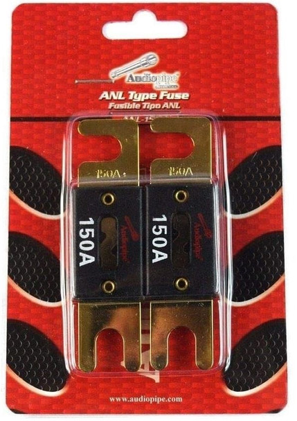 FUSE AUTO ANL-150A GOLD FLAT 150A AUDIO PIPE 2PCS PACK