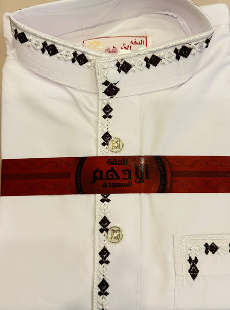 Gown Thobe Boys Embroidery  /Plain Sizes 42-48