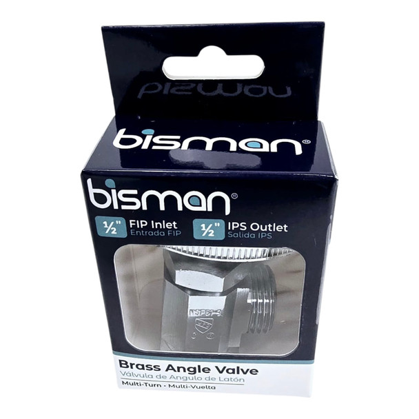 ANGLE VALVE 1/2" X 1/2" BISMAN BMAM3401