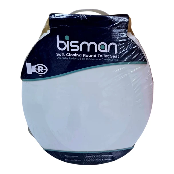 TOILET SEAT PLASTIC BISMAN ROUND TS100