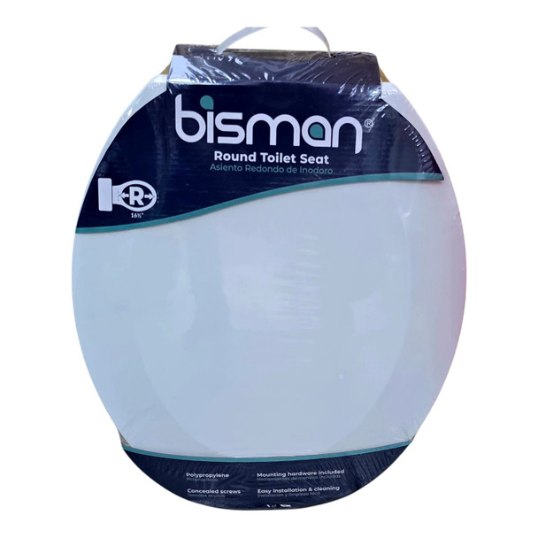 TOILET SEAT PLASTIC BISMAN ROUND SOFT CLOSING SCETS2000