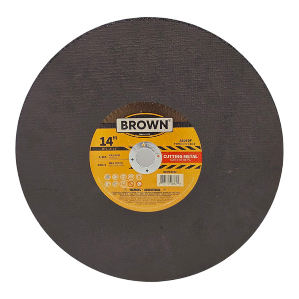 DISC 14"X 1/8" METAL CUTTING BROWN USA BRMC2002