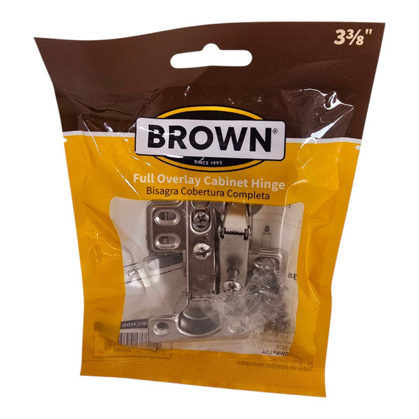 HINGES CONCEALED BROWN USA 3 3/8" BRCH001