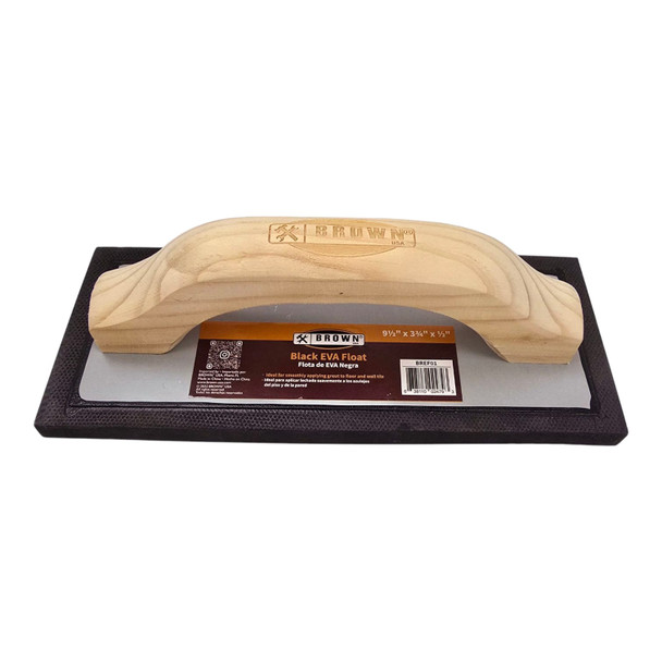 TILE GROUTER FLOAT BROWN USA BREF01 9 1/2" X 3 3/4" X 1/2"
