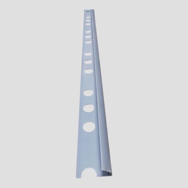 TILE TRIM PLASTIC BROWN USA GREY 9MM X 2.5M BRTT09G