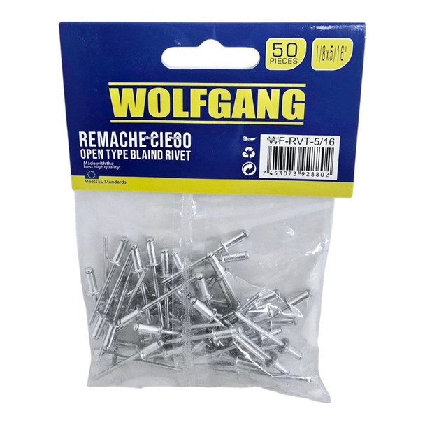 RIVET BLIND WOLFGANG 1/8X5/16" 50PCS PK WF-RVT-5/16