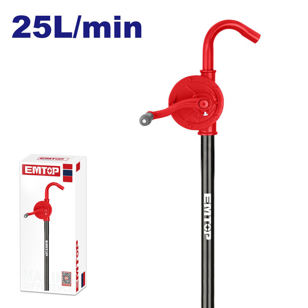 DRUM PUMP EMTOP EMHY2525 HAND OIL PUMP