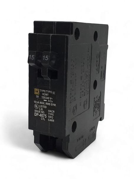 BREAKER 15/15AMPS DUPLEX SQUARE D