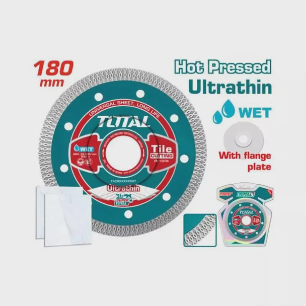 DISC 7" DIAMOND TOTAL TAC2181801HT ULTRATHIN MESH RIM 180MM