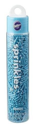 BAKING WILTON SPRINKLES JIMMIES BLUE 1.5oz 42.5G 710-0-0163