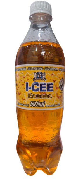 BANKS DIH I-CEE BANANA SODA DRINK 20 oz 591ML