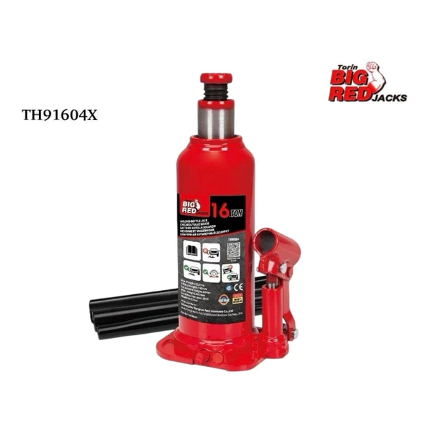 JACK HYDRAULIC 16 TON TORIN BIG RED JACKS TH91604X BOTTLE