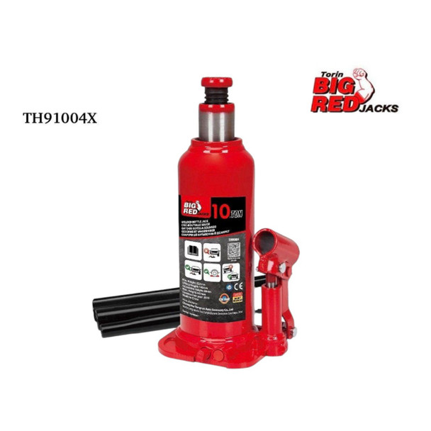JACK HYDRAULIC 10 TON TORIN BIG RED JACKS TH91004X BOTTLE