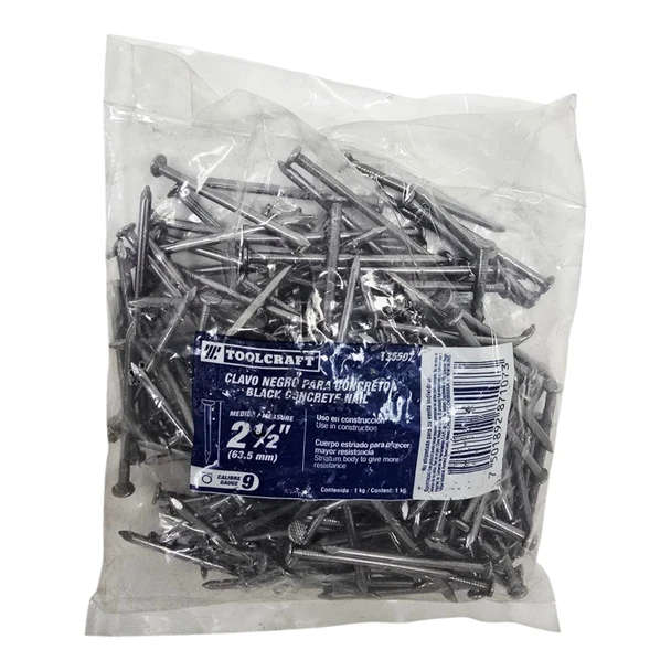 NAIL 2 1/2" HEAD SOLD PER 2.2LB/1KG PK