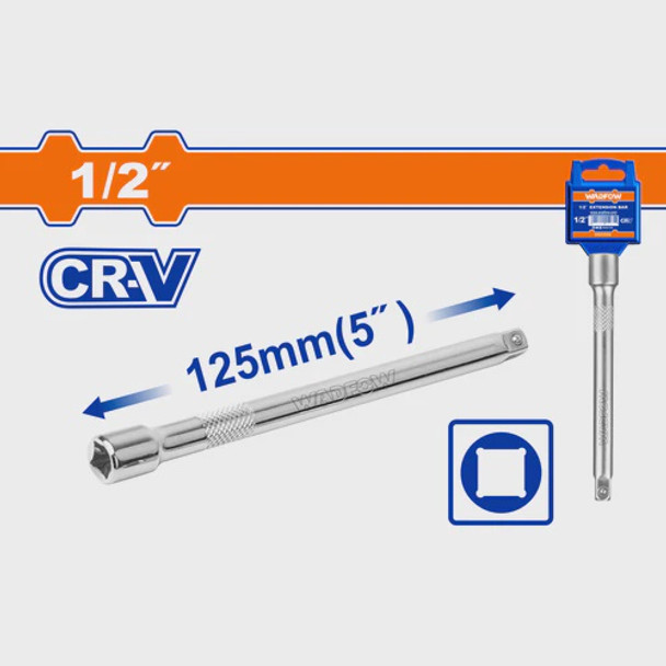 EXTENSION BAR WADFOW 1/2" 125MM WSC3205