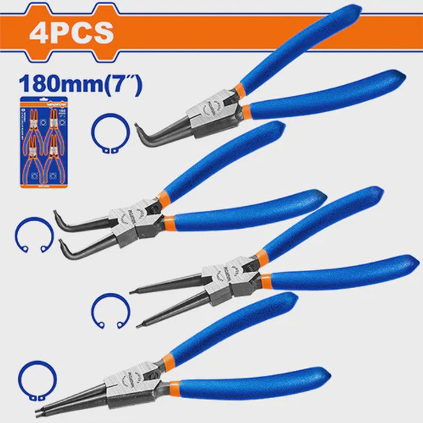 PLIERS 4PCS SET WADFOW 7" WPS2604