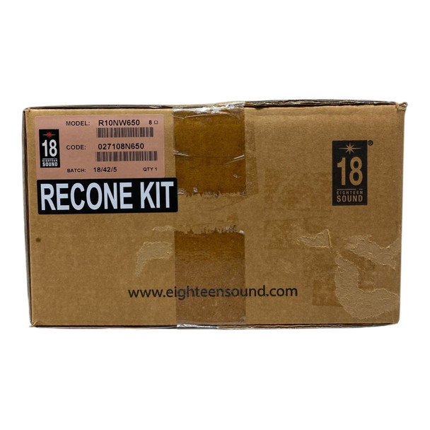 SPEAKER RECONE KIT 18SOUND R10NW650 10"