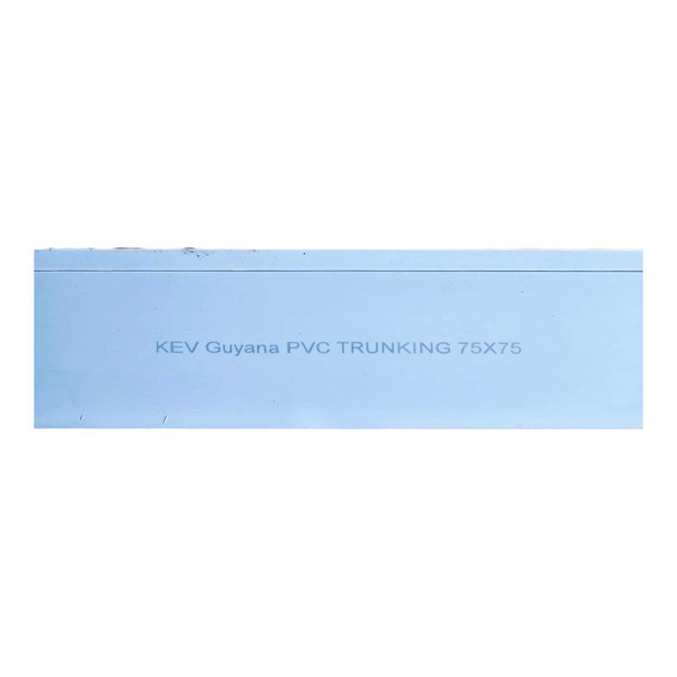 TRUNKING KEV 75MM X 75MM PVC 9.5FT