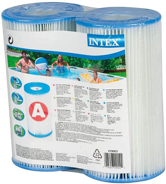 FILTER INTEX 29002 FOR SWIMMING POOL 2PCS PACK