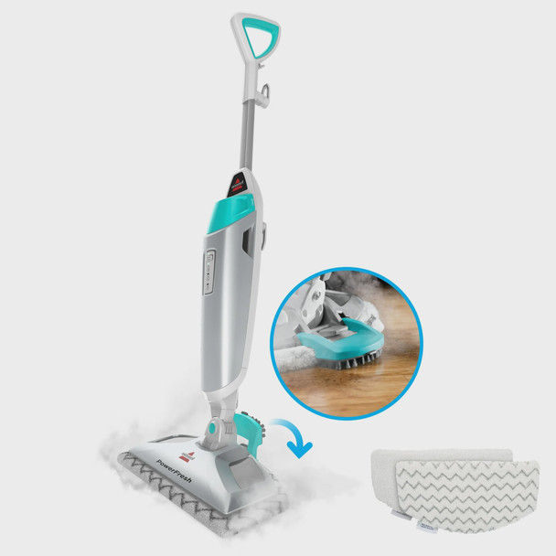STEAM MOP BISSELL 19405 POWERFRESH SCRUBBING AND SANITIZING