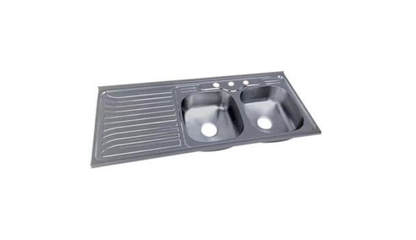 SINK D/BOWL S/DRAIN KALIMBA 22G 1200x500x170MM GKS-TYKX120R NO WASTE SINK D/BOWL S/DRAIN KALIMBA 22G 1200x500x170MM GKS-TYKX120R NO WASTE