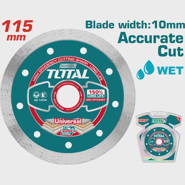 DISC 4 1/2" DIAMOND TOTAL TAC2121151 WET
