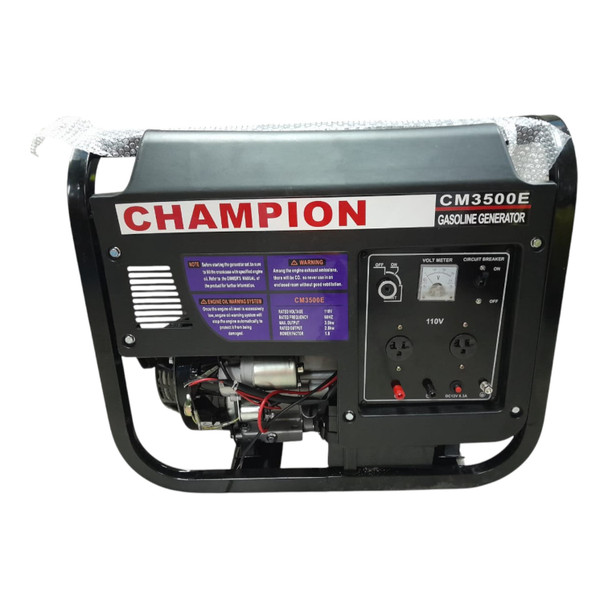 GENERATOR CHAMPION CM3500E GAS ELECTRIC START